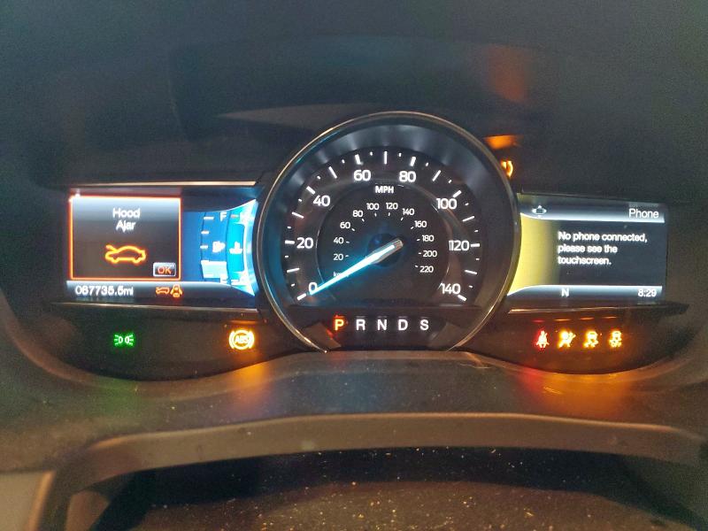 1FM5K8GT4GGA61587 - 2016 FORD EXPLORER SPORT RED photo 9