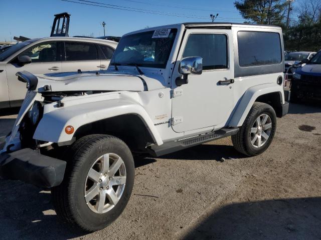 1C4AJWBG0DL666990 - 2013 JEEP WRANGLER SAHARA WHITE photo 1