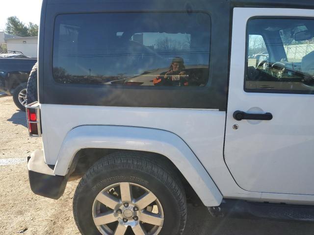 1C4AJWBG0DL666990 - 2013 JEEP WRANGLER SAHARA WHITE photo 11