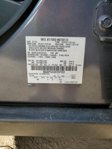 MAJ6P1UL0JC237433 - 2018 FORD ECOSPORT SE გრაფიტი ფოტო 14