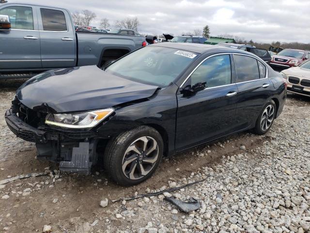 1HGCR3F86HA034744 - 2017 HONDA ACCORD EXL BLACK photo 1