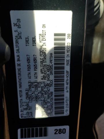 3TMCZ5AN2LM367400 - 2020 TOYOTA TACOMA DOUBLE CAB 黑色 照片 12