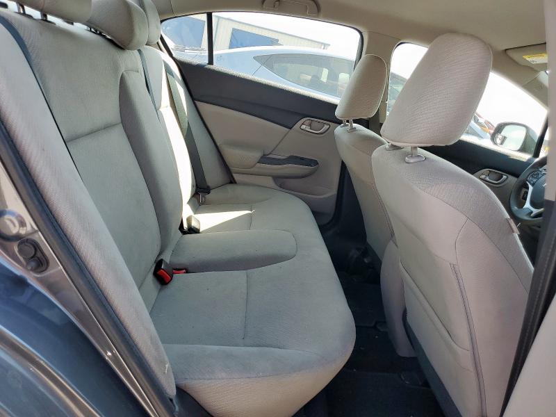 19XFB2F57DE205816 - 2013 HONDA CIVIC LX SILVER photo 10