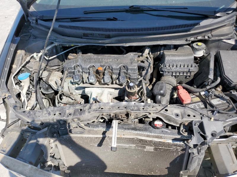 19XFB2F57DE205816 - 2013 HONDA CIVIC LX SILVER photo 11