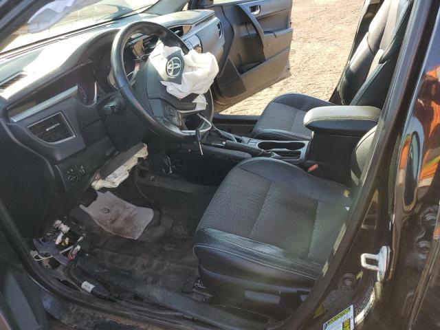 2T1BURHE2FC466156 - 2015 TOYOTA COROLLA L BLACK photo 7