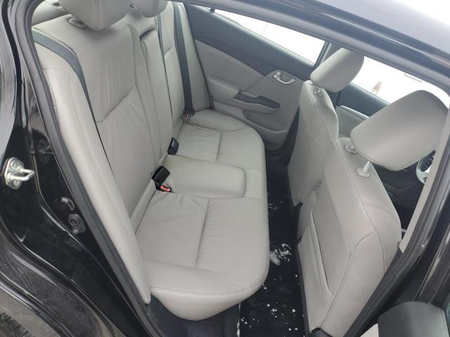 2HGFB2F90FH518637 - 2015 HONDA CIVIC EXL შავი ფოტო 10