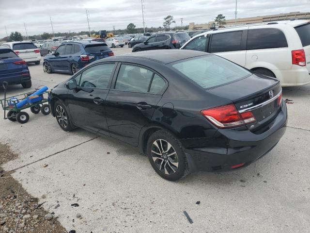 2HGFB2F90FH518637 - 2015 HONDA CIVIC EXL შავი ფოტო 2