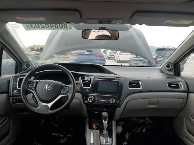 2HGFB2F90FH518637 - 2015 HONDA CIVIC EXL შავი ფოტო 8