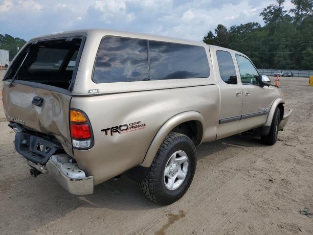 5TBRT34104S446499 - 2004 TOYOTA TUNDRA ACCESS CAB SR5 GOLD photo 3