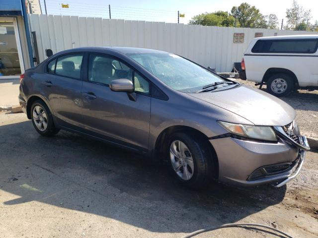 19XFB2F58EE079600 - 2014 HONDA CIVIC LX GRAY photo 4
