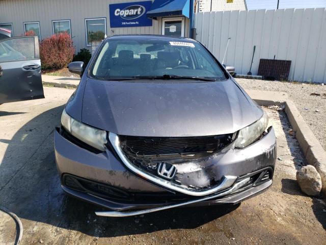 19XFB2F58EE079600 - 2014 HONDA CIVIC LX GRAY photo 5