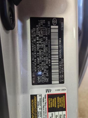 4T4BF3EK3BR089563 - 2011 TOYOTA CAMRY BASE 银色 照片 12