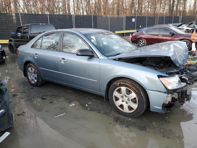 5NPET46C29H515765 - 2009 HYUNDAI SONATA GLS BLUE photo 4