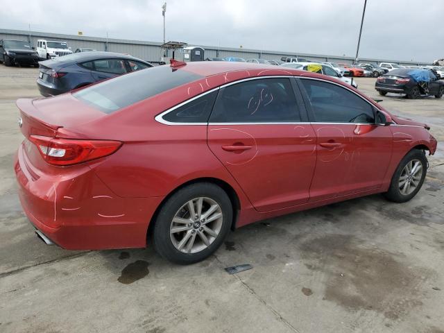 5NPE24AF4HH521103 - 2017 HYUNDAI SONATA SE RED photo 3