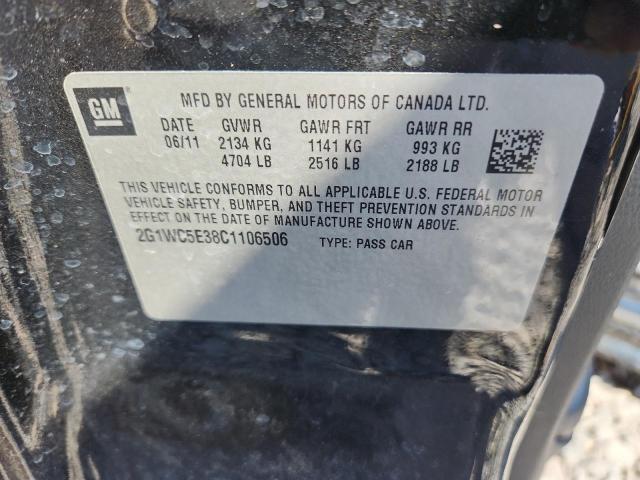 2G1WC5E38C1106506 - 2012 CHEVROLET IMPALA LTZ Schwarz Foto 13