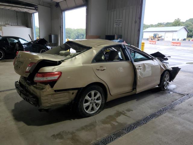 4T1BF3EK3BU218802 - 2011 TOYOTA CAMRY BASE ذهبي صورة 3
