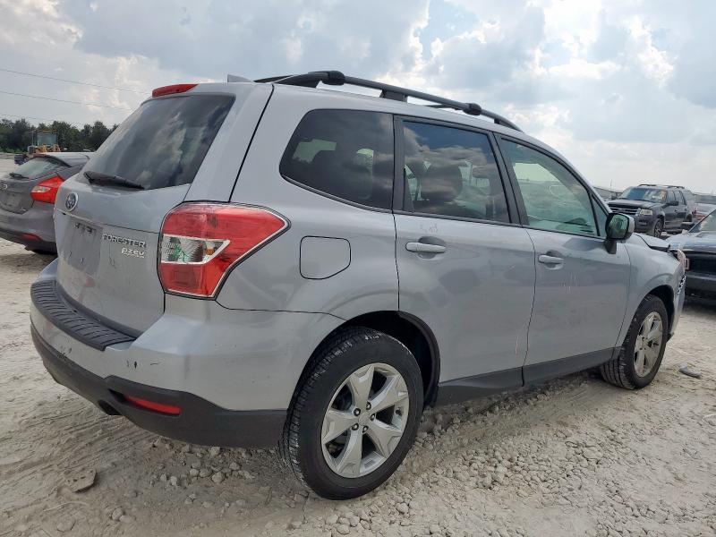 JF2SJADC0GH519711 - 2016 SUBARU FORESTER 2.5I PREMIUM ვერცხლისფერი ფოტო 3