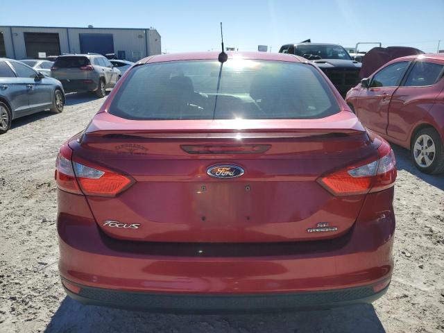 1FAHP3F28CL392288 - 2012 FORD FOCUS SE RED photo 6