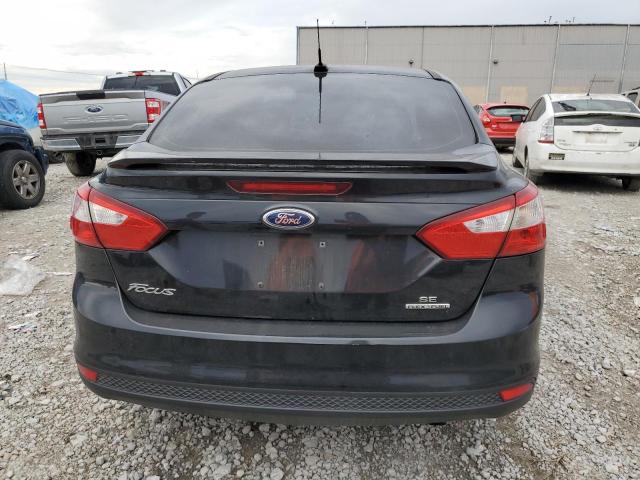 1FAHP3F22CL444191 - 2012 FORD FOCUS SE BLACK photo 6