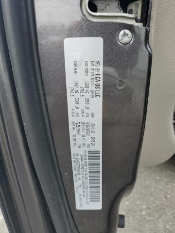 2C4RDGCG2KR784980 - 2019 DODGE GRAND CARAVAN SXT ნაცრისფერი ფოტო 12