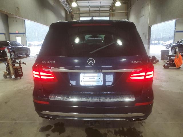 4JGDF6EE0FA520821 - 2015 MERCEDES-BENZ GL 450 4MATIC BLUE photo 6