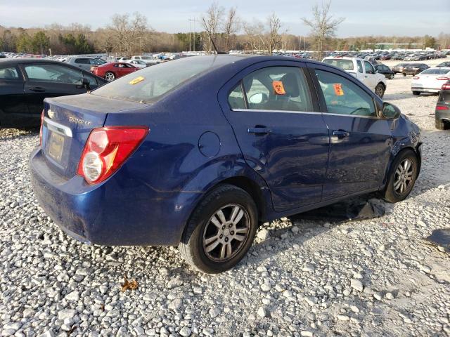 1G1JC5SH6D4189434 - 2013 CHEVROLET SONIC LT BLUE photo 3