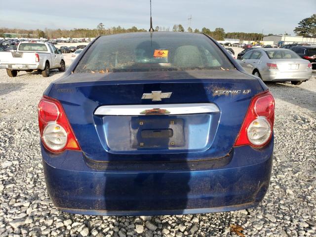 1G1JC5SH6D4189434 - 2013 CHEVROLET SONIC LT BLUE photo 6