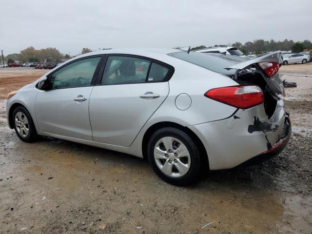 KNAFX4A66G5528149 - 2016 KIA FORTE LX SILVER photo 2