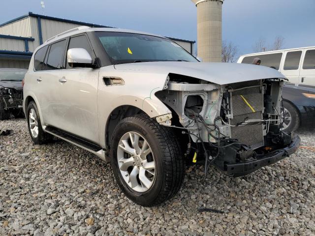 JN8AZ2NE8D9041797 - 2013 INFINITI QX56 SILVER photo 4