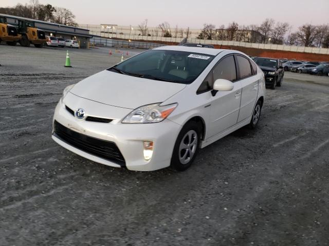 JTDKN3DU4F1918801 - 2015 TOYOTA PRIUS WHITE photo 1