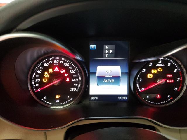 55SWF4KB7JU239772 - 2018 MERCEDES-BENZ C 300 4MATIC WHITE photo 9