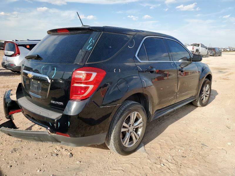 2GNALBEK3G1109446 - 2016 CHEVROLET EQUINOX LS أسود صورة 3