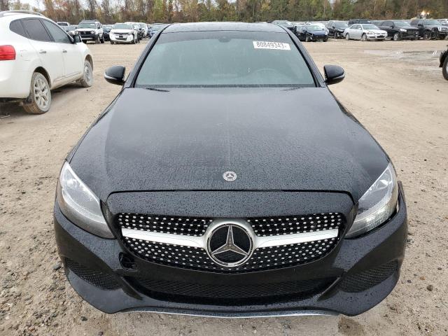 55SWF4JB0JU279760 - 2018 MERCEDES-BENZ C 300 BLACK photo 5