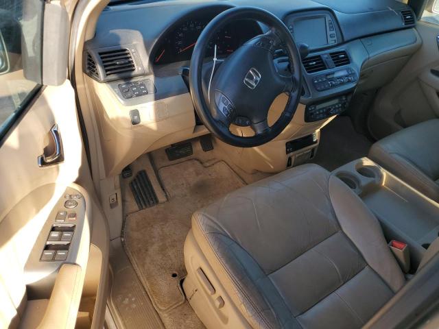 5FNRL38735B080596 - 2005 HONDA ODYSSEY EXL Світло-коричневий фото 8