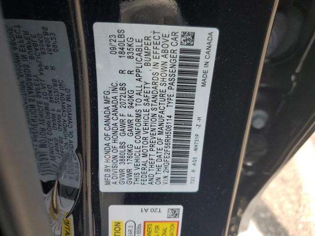 2HGFE2F56RH506114 - 2024 HONDA CIVIC SPORT 黑色 照片 13