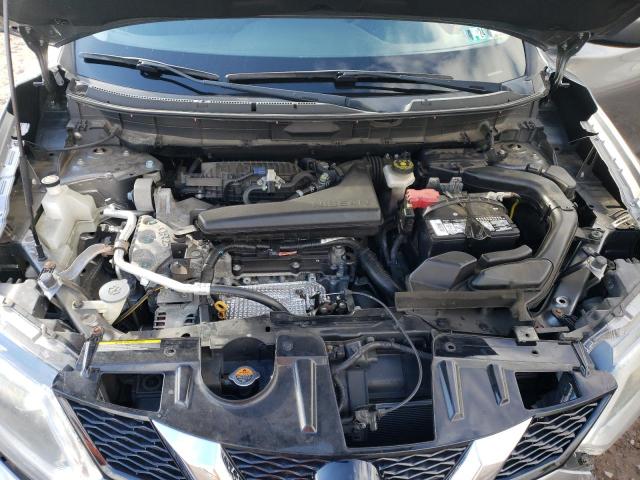 KNMAT2MV3GP642646 - 2016 NISSAN ROGUE S GRAY photo 11