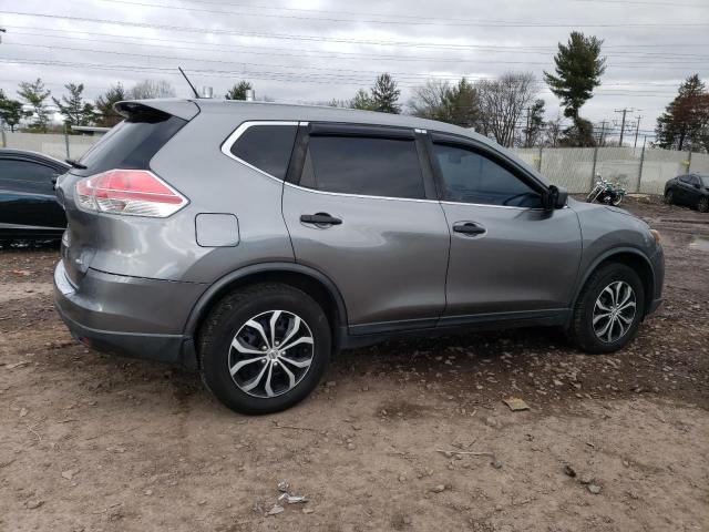 KNMAT2MV3GP642646 - 2016 NISSAN ROGUE S GRAY photo 3