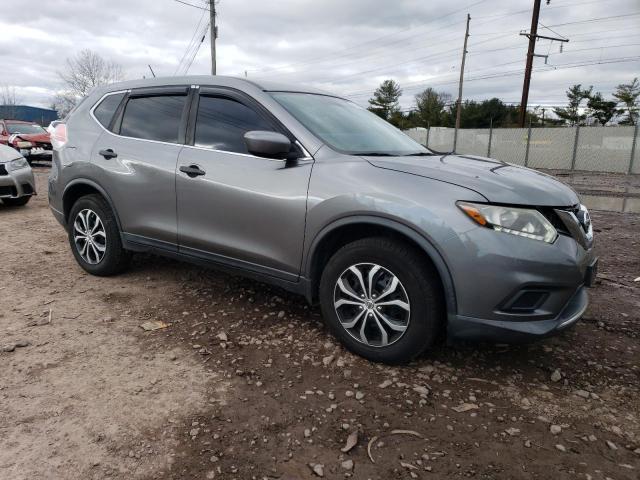 KNMAT2MV3GP642646 - 2016 NISSAN ROGUE S GRAY photo 4