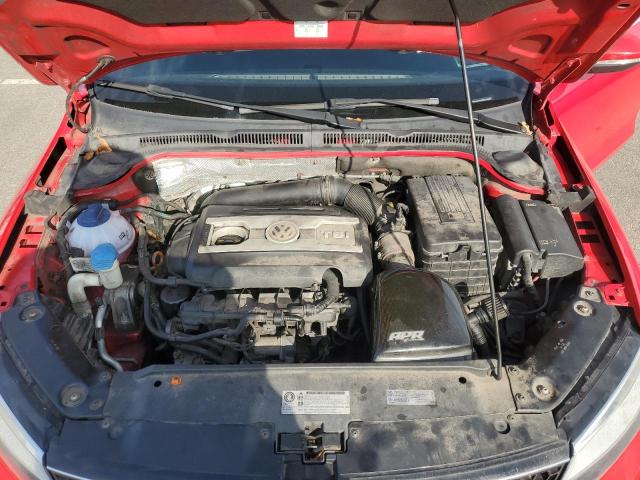 3VW4A7AJ9CM370294 - 2012 VOLKSWAGEN JETTA GLI RED photo 11