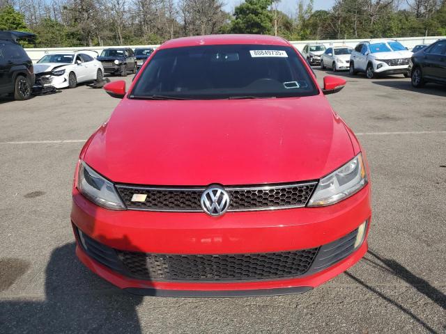 3VW4A7AJ9CM370294 - 2012 VOLKSWAGEN JETTA GLI RED photo 5