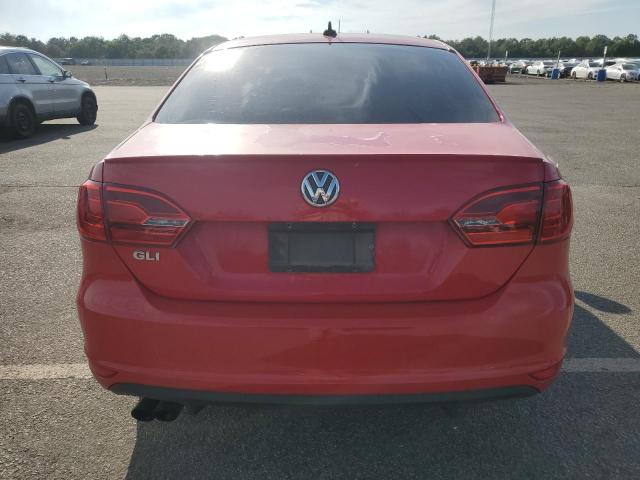 3VW4A7AJ9CM370294 - 2012 VOLKSWAGEN JETTA GLI RED photo 6