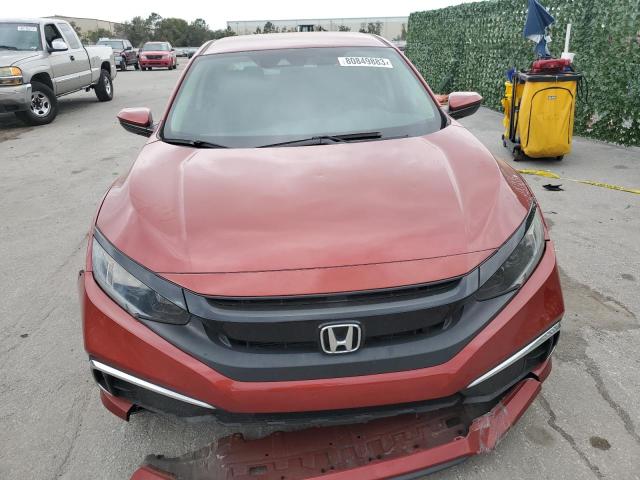 19XFC2F68LE010215 - 2020 HONDA CIVIC LX RED photo 5