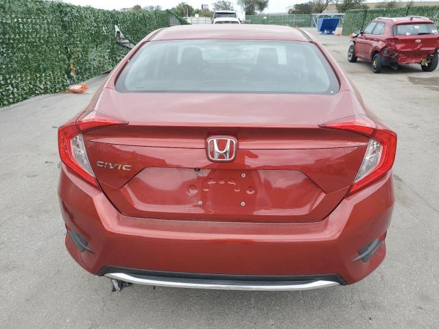 19XFC2F68LE010215 - 2020 HONDA CIVIC LX RED photo 6