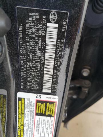 4T1G11AK0PU823155 - 2023 TOYOTA CAMRY SE NIGHT SHADE BLACK photo 12