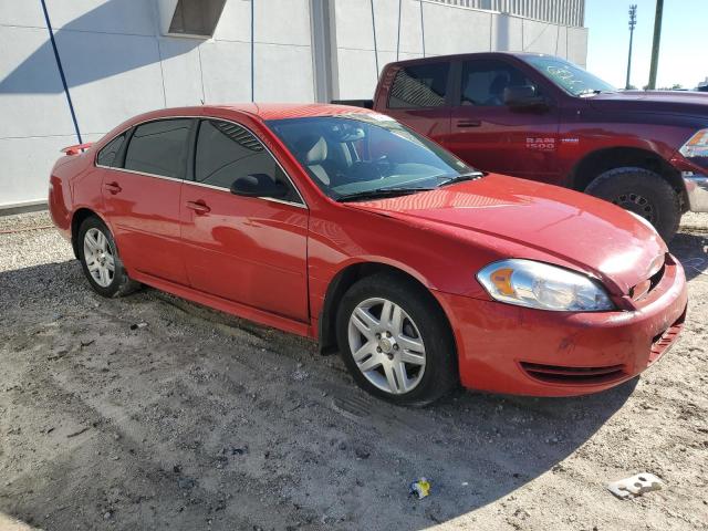 2G1WB5E3XC1179119 - 2012 CHEVROLET IMPALA LT RED photo 4