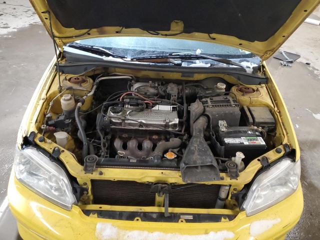 JA3AJ86E73U119209 - 2003 MITSUBISHI LANCER OZ RALLY YELLOW photo 11