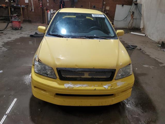 JA3AJ86E73U119209 - 2003 MITSUBISHI LANCER OZ RALLY YELLOW photo 5