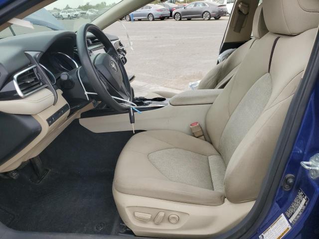 JTNB11HK3J3067222 - 2018 TOYOTA CAMRY L BLUE photo 7