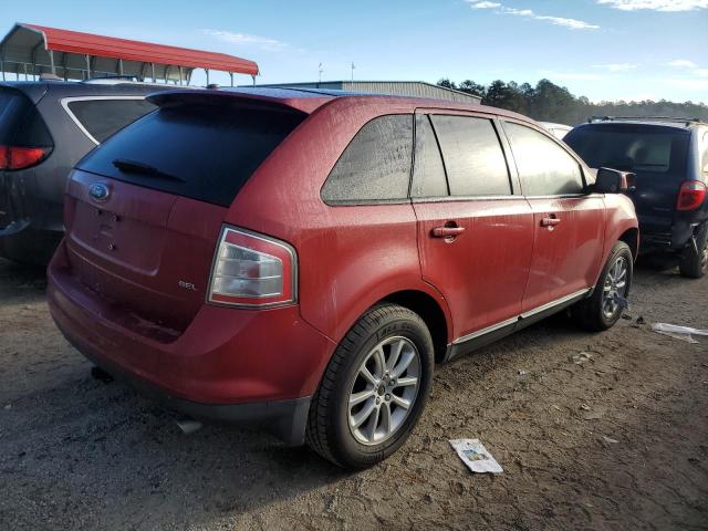 2FMDK38C67BB43938 - 2007 FORD EDGE SEL RED photo 3