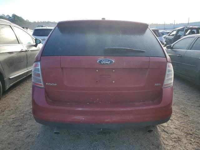 2FMDK38C67BB43938 - 2007 FORD EDGE SEL RED photo 6